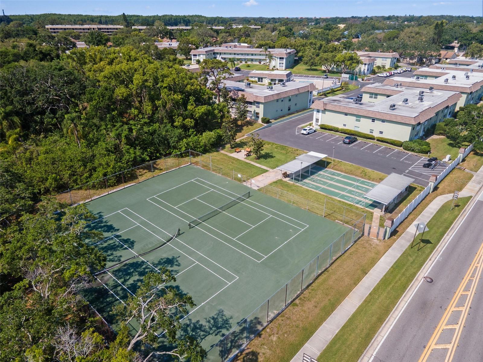 Tennis Court & Shuffleboard