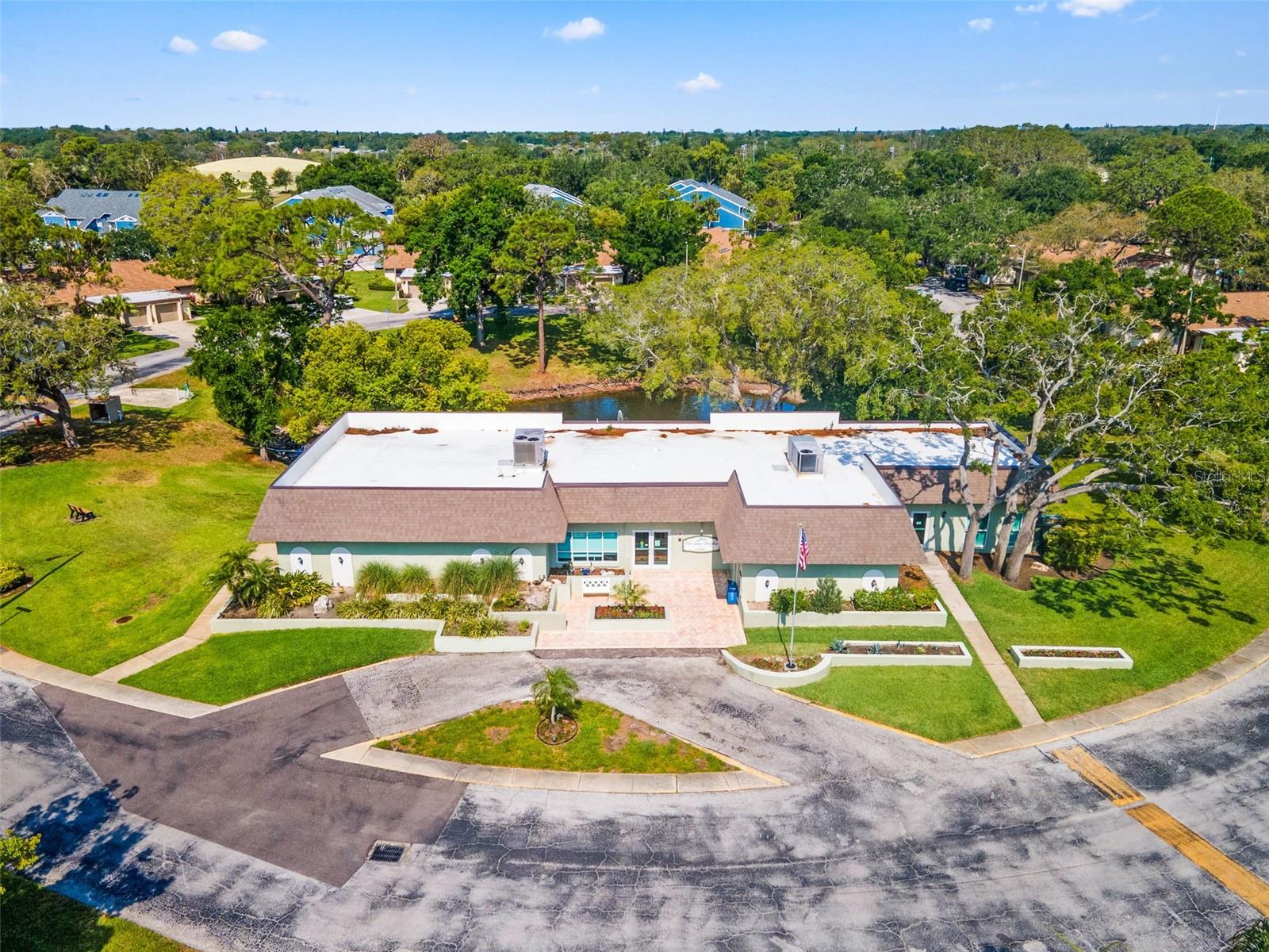 Aerial View of the Clubhouse