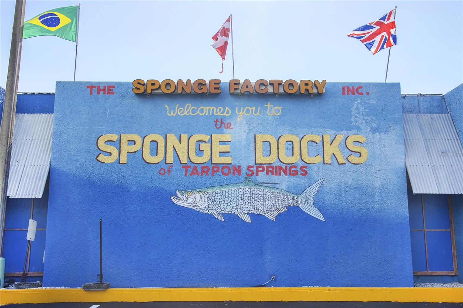 The historic Sponge Factory located in Downtown Tarpon Springs