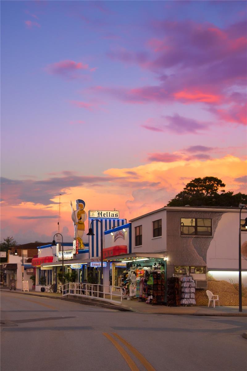 The famous Hella's Restaurant & Bakery in downtown Tarpon Springs
