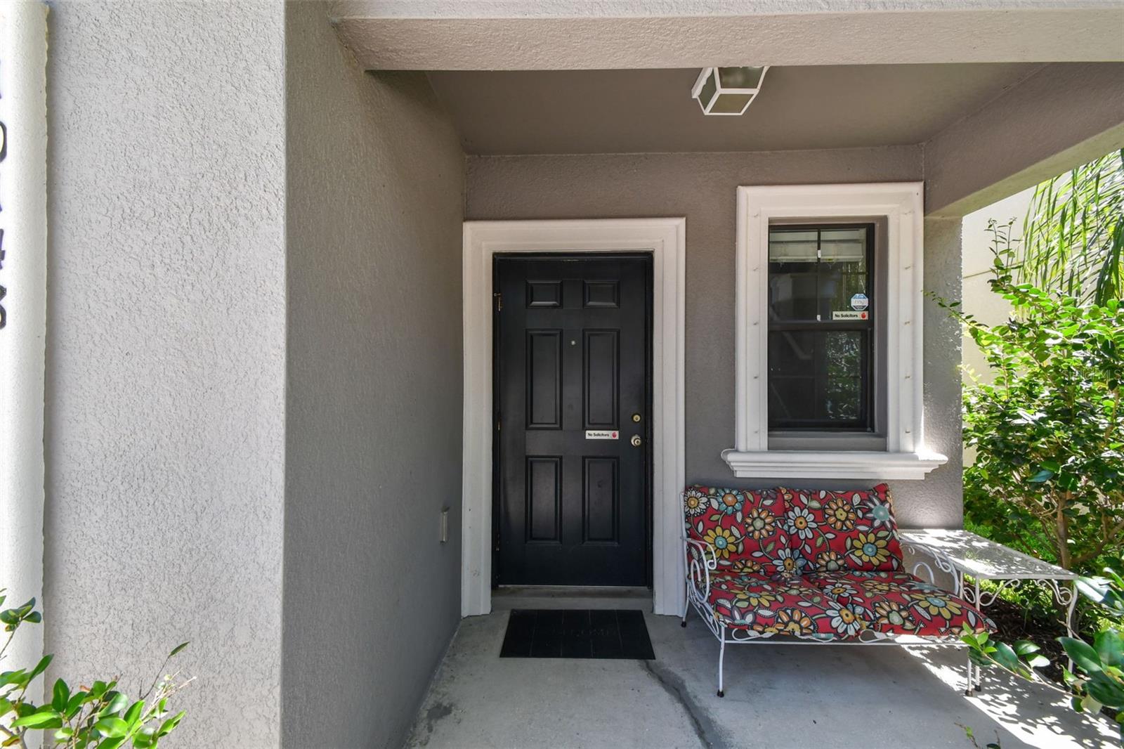 Covered front porch