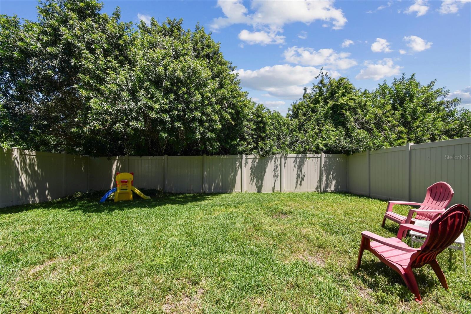 Back yard-no rear neighbors