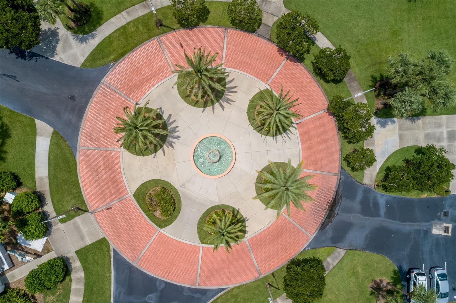 Aerial View of Roundabout