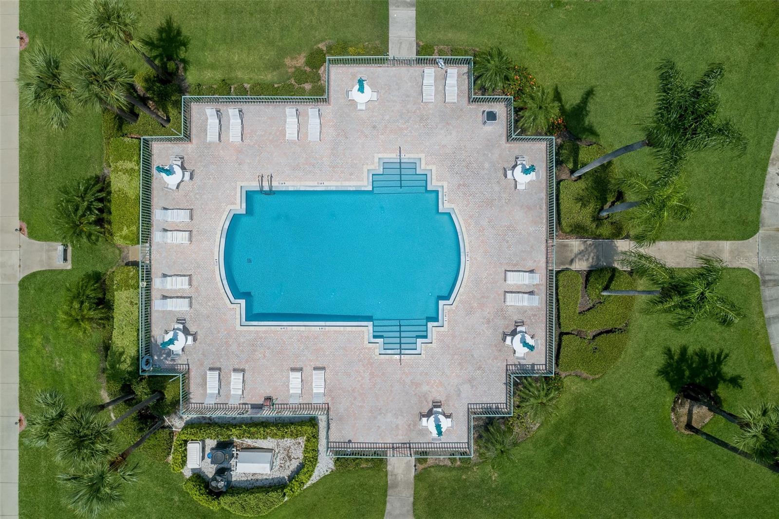 Aerial View of Coral Pointe Pool