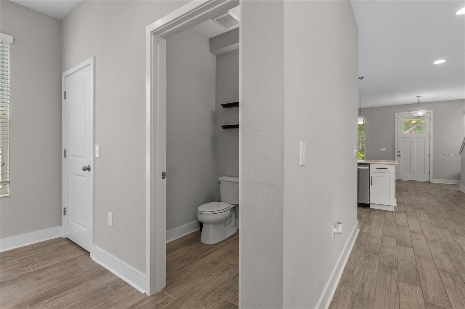 Downstairs half bathroom