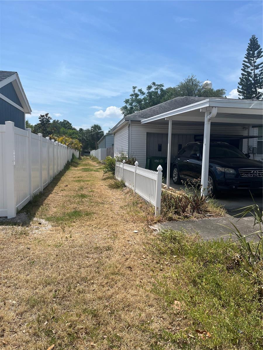 Side easement