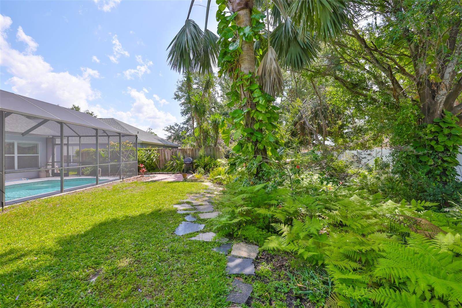 Easy care natural landscaping