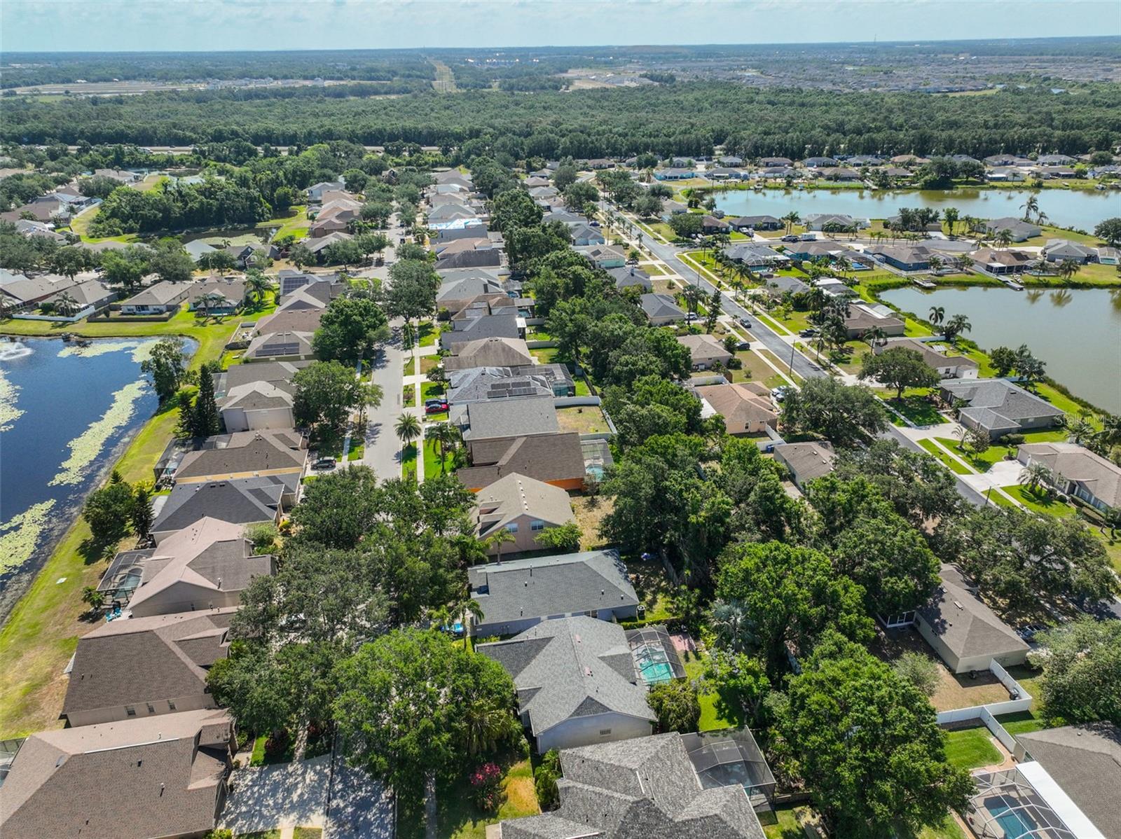 Aerial Looking East