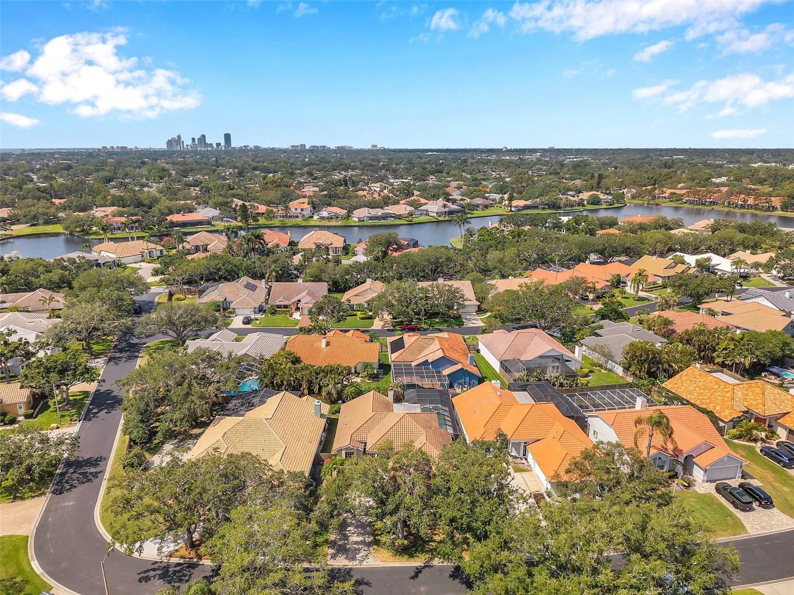 You can see downtown St Petersburg off in the distance.