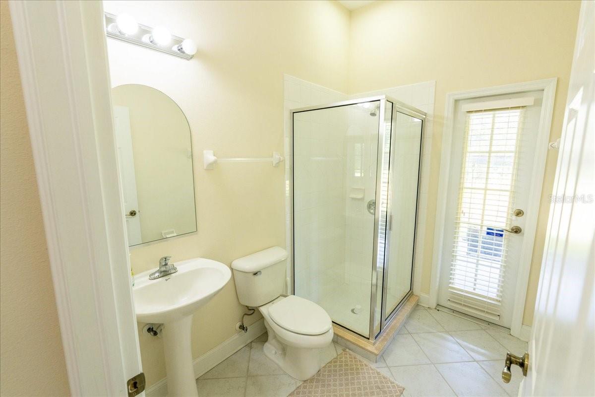 First level full bath