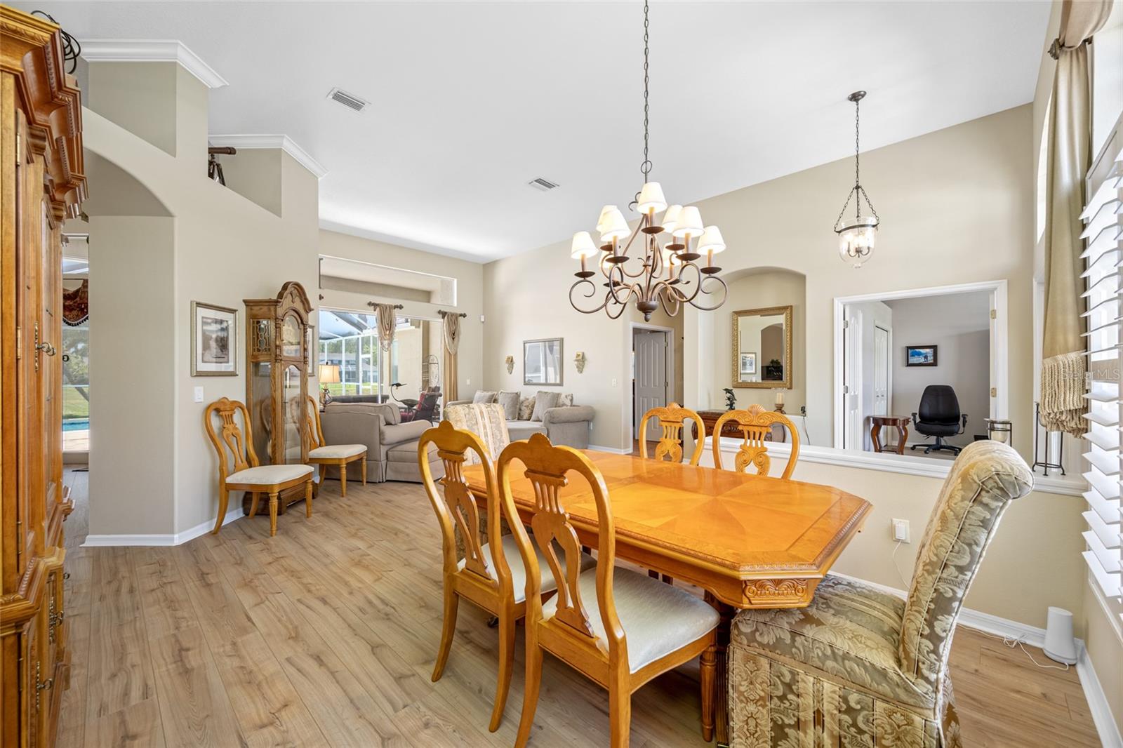 Formal living and dining