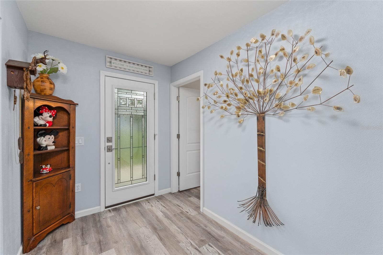 This home has Luxury vinyl plank flooring and neutral paint throughout
