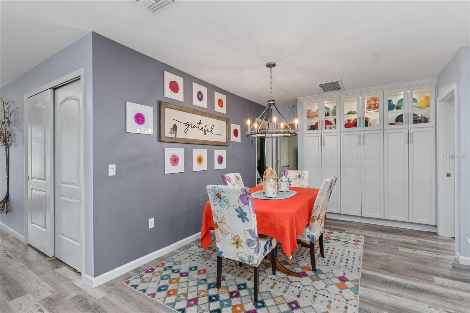 Even more built in storage that compliments the Kitchen cabinetry