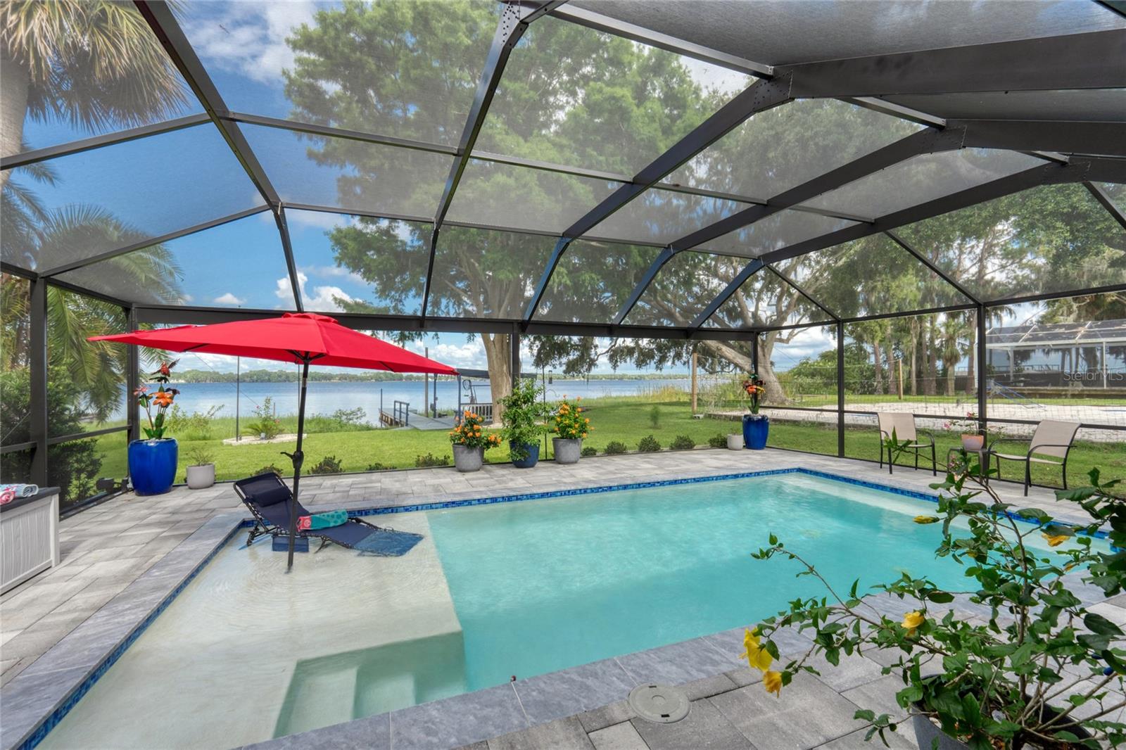 The gorgeous pool area, perfect for entertaining