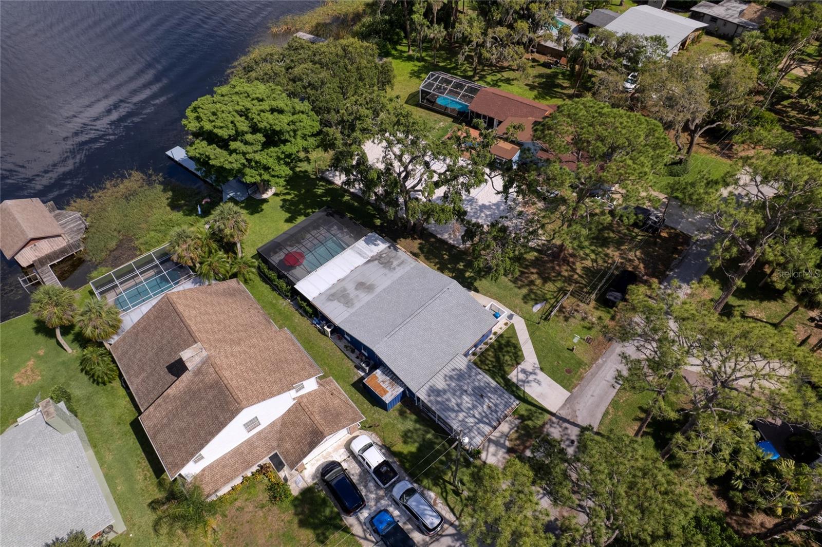 No rear neighbors and to the right of the home is a large open lot, so much privacy