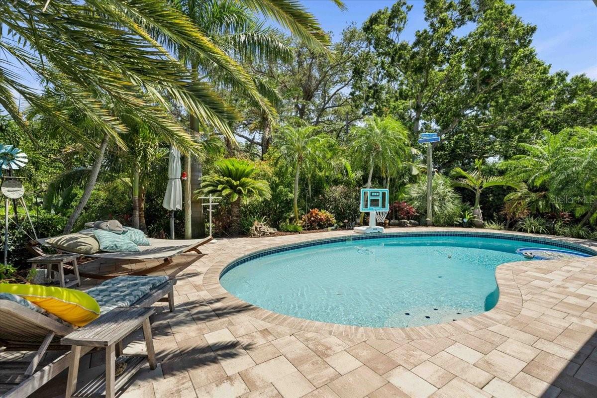 Sparkling pool