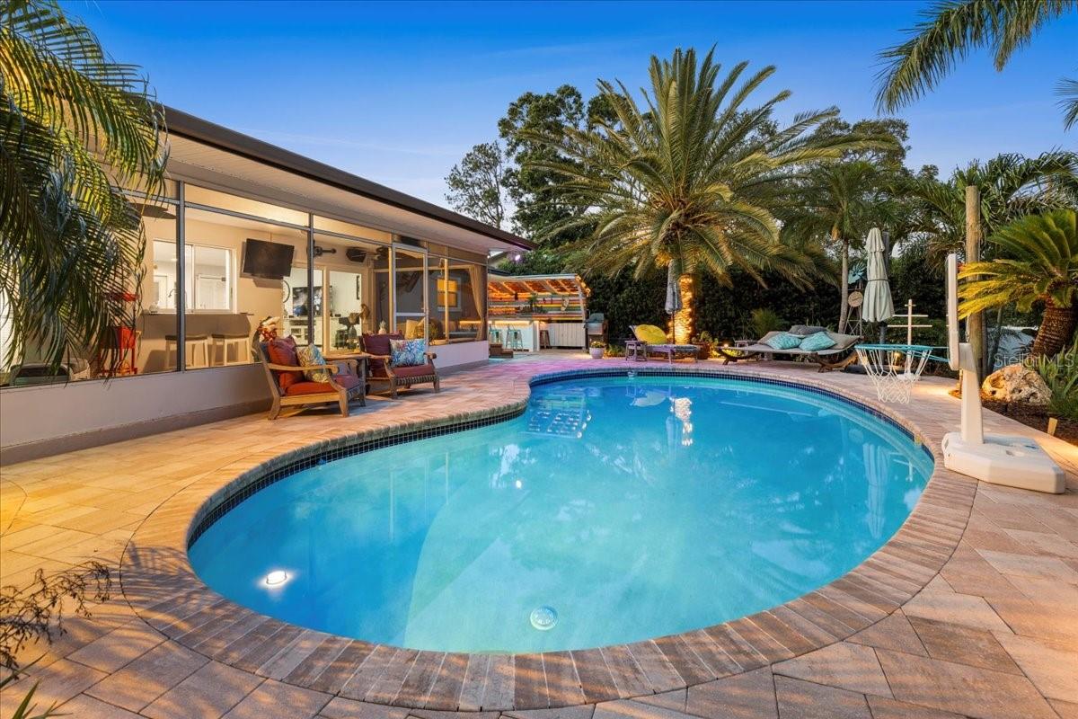 Sparkling pool
