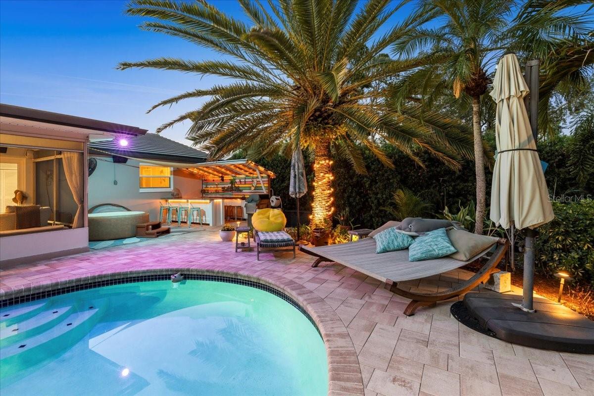 Sparkling pool
