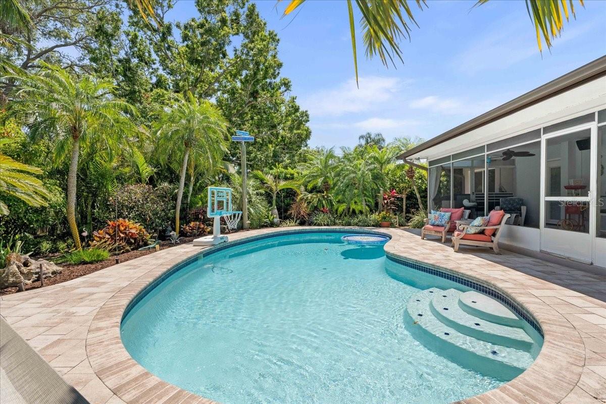 Sparkling pool