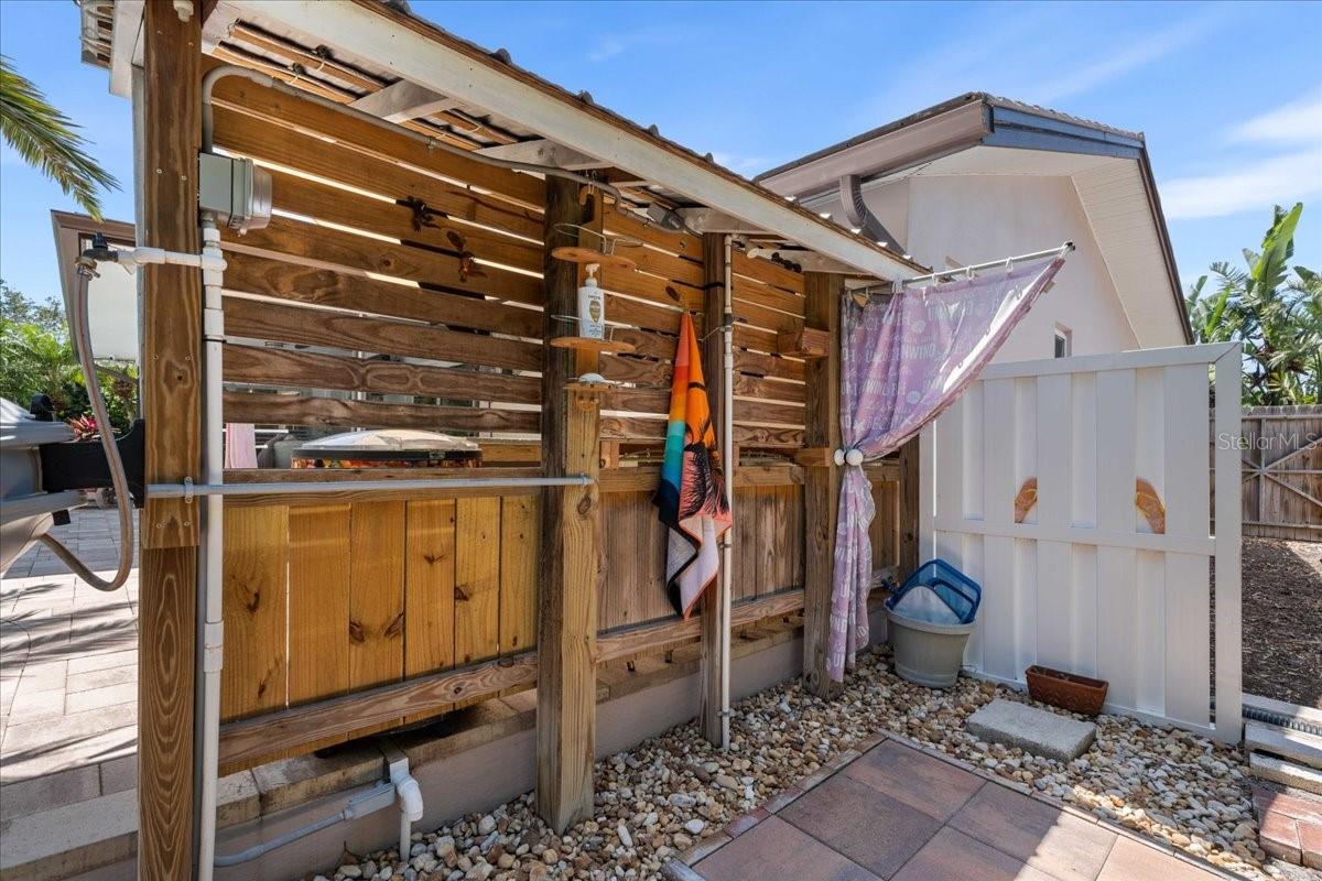 Outdoor shower