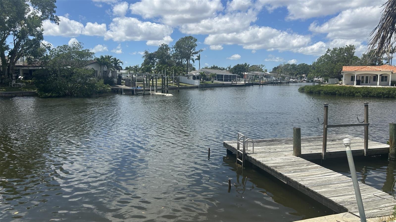 Beautiful view at canal intersection