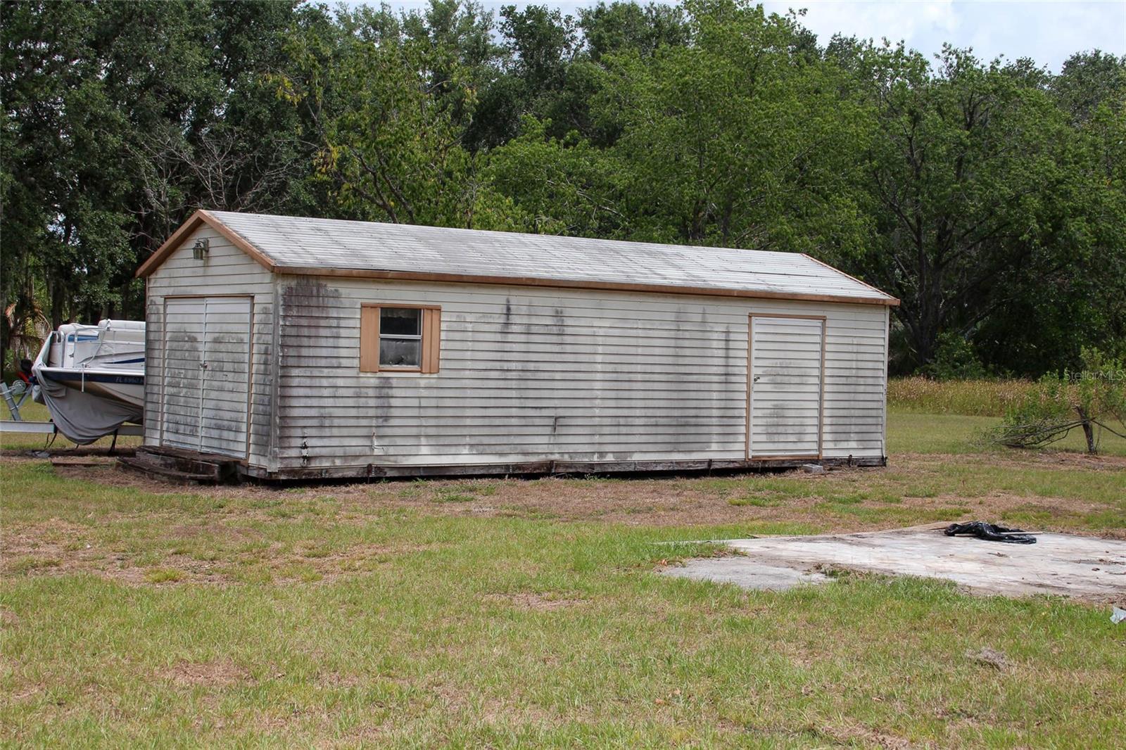 12x30 shed/workshop with finished interior.