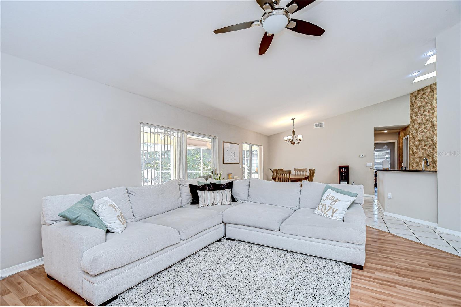 Open-concept living space!