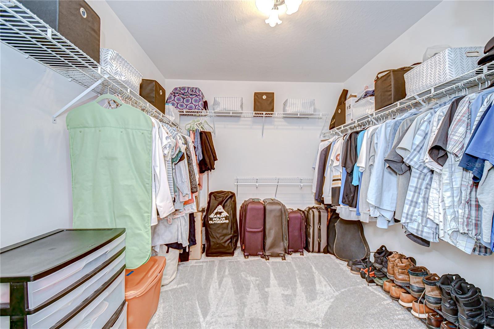 Spacious walk-in closet!
