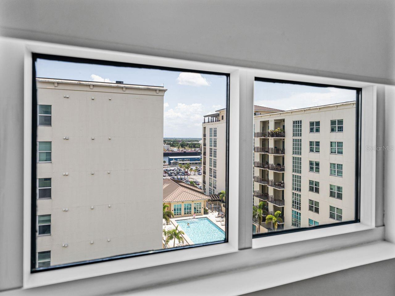 Bedroom window view