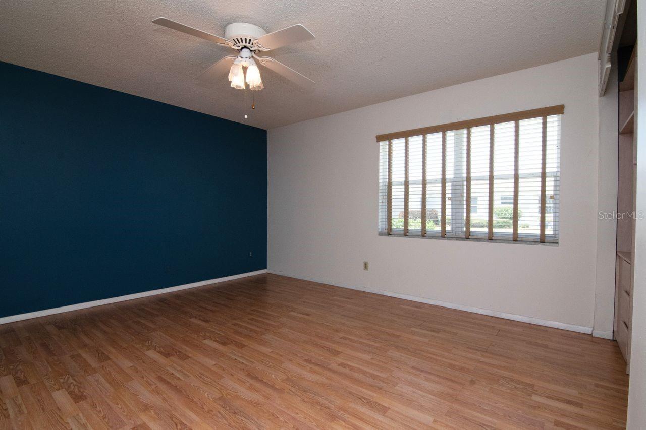 This second bedroom offers enough room for a king size bed as well.
