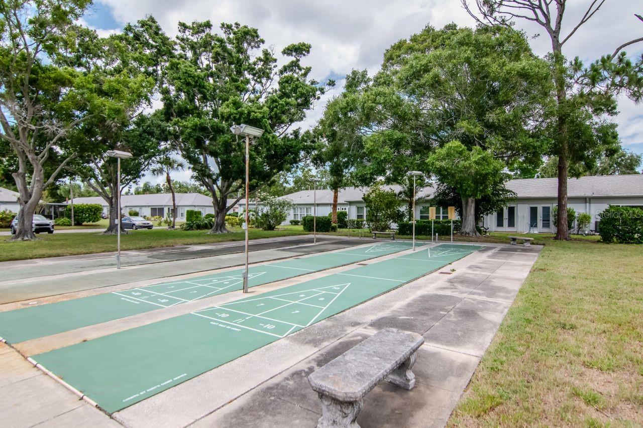 Great shuffle board courts