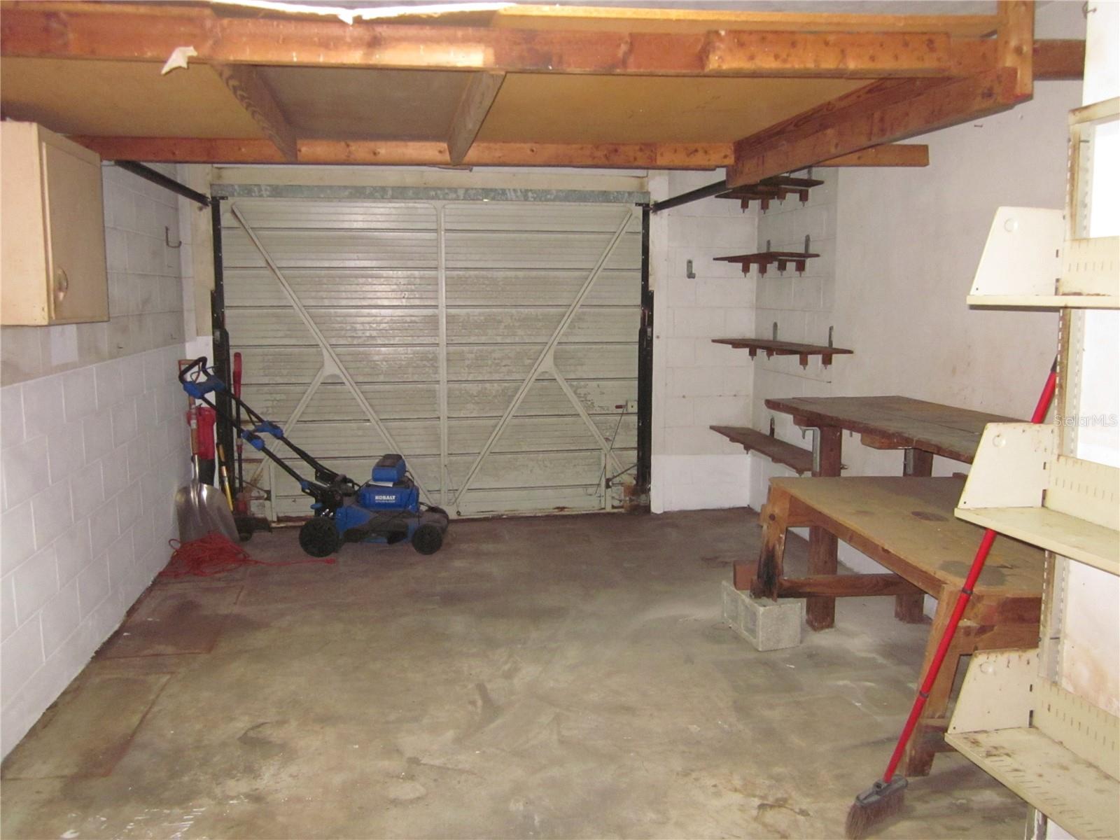 1 Car attached garage