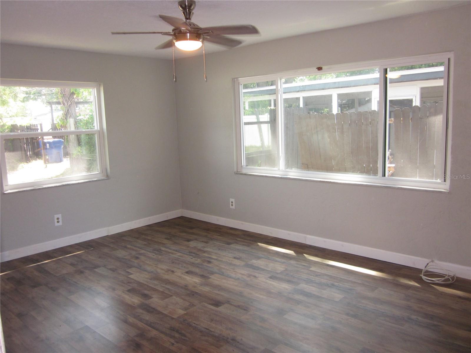 Large primary bedroom or extra living area
