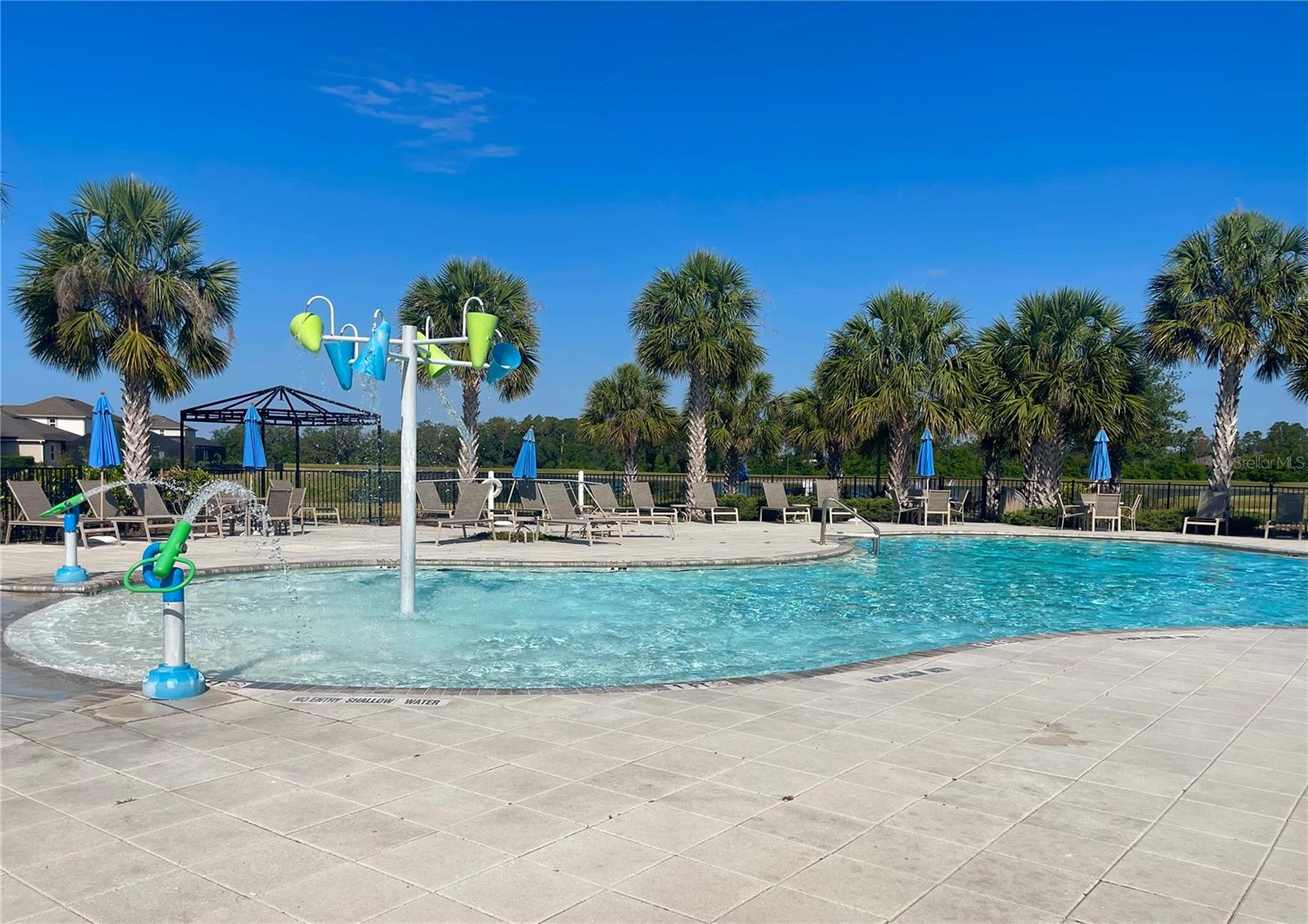 Resort Style Pool with Zero Entry Access and Lap Lanes