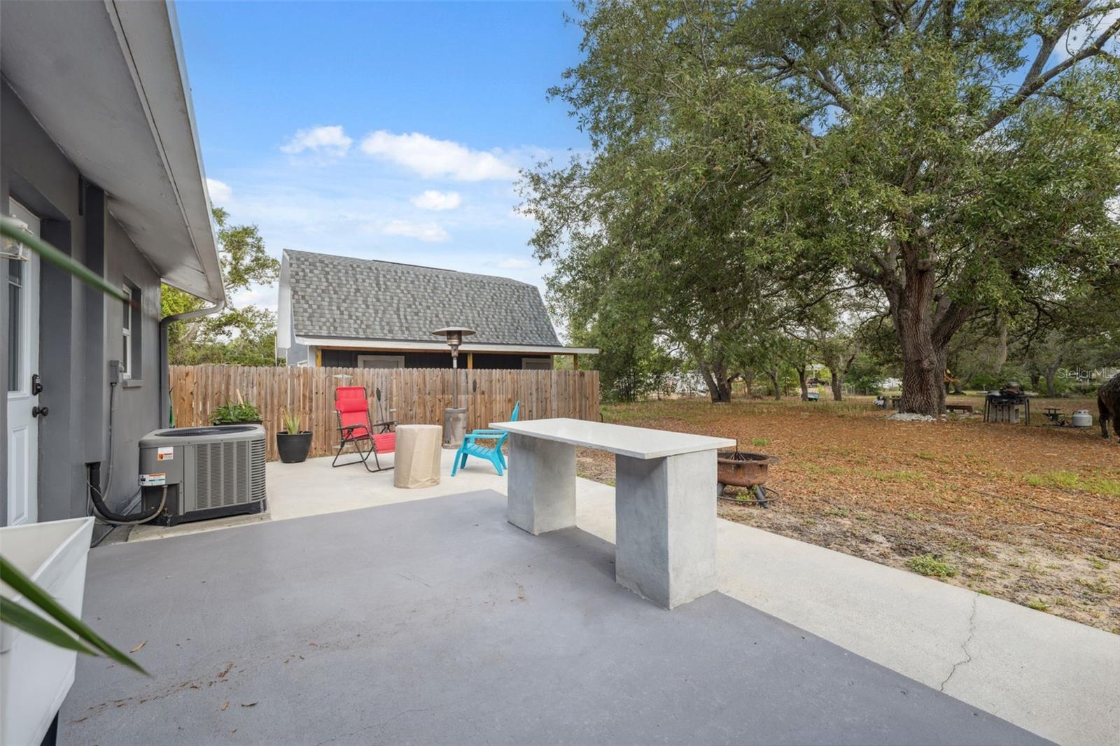 Rear Patio