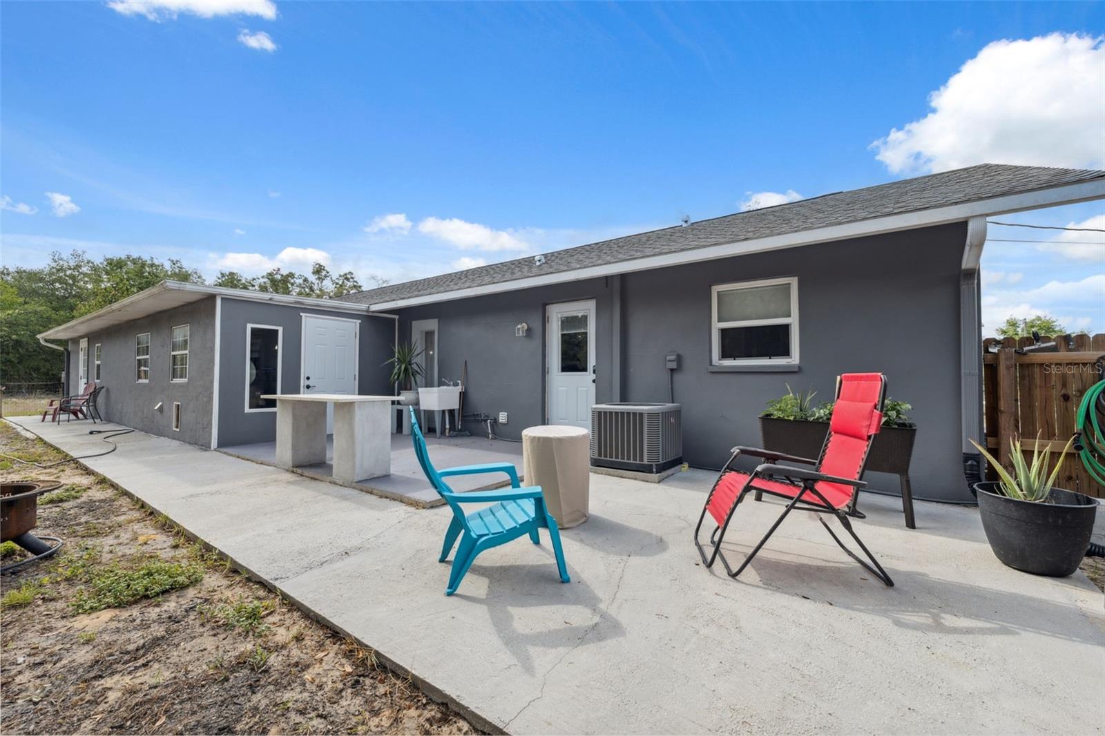 Rear Patio