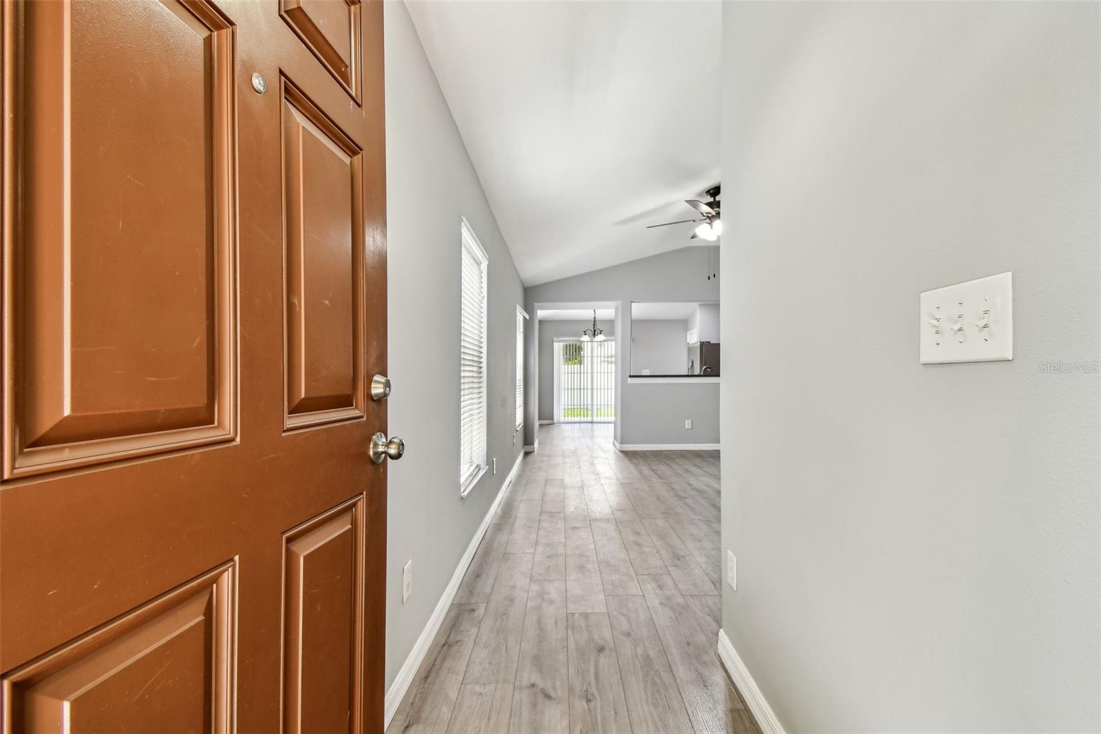 Entry through Main Door
