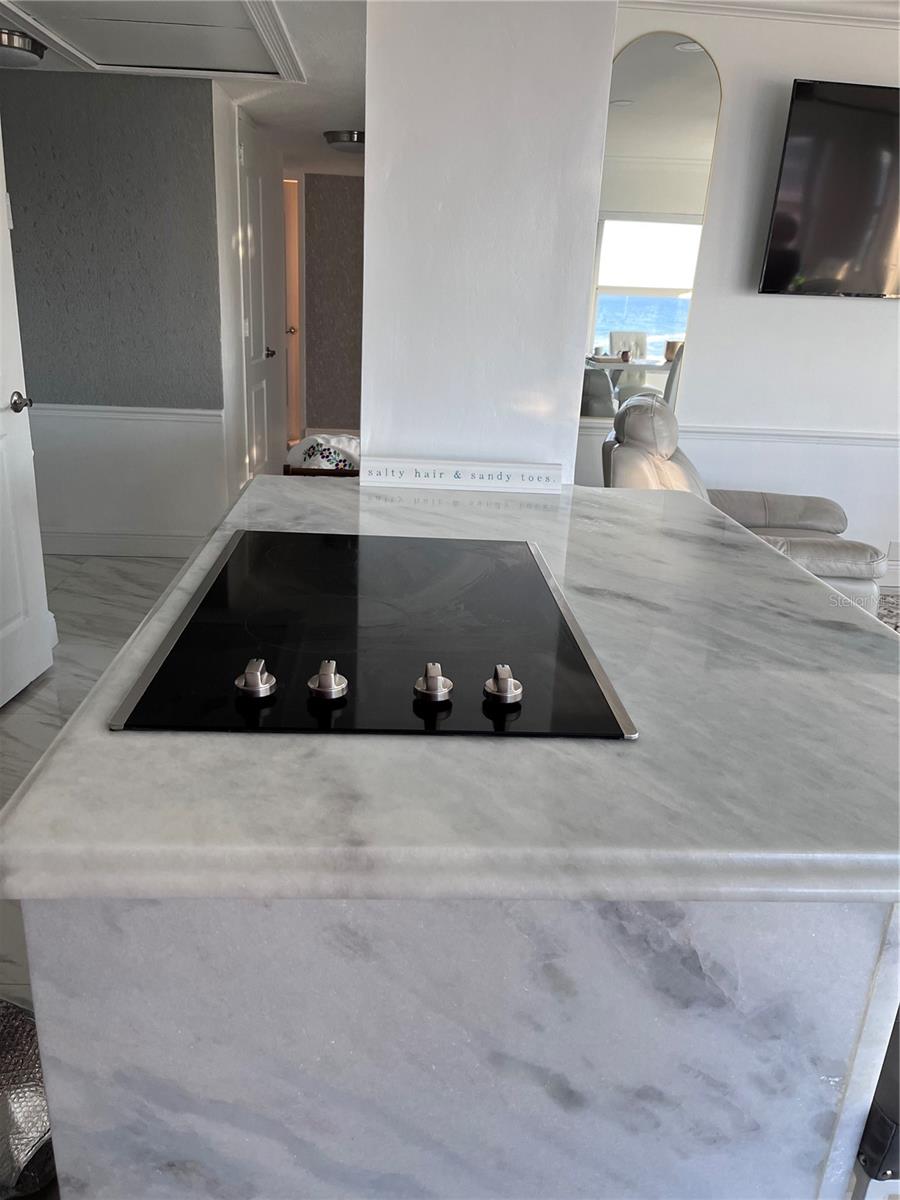 Breakfast bar.