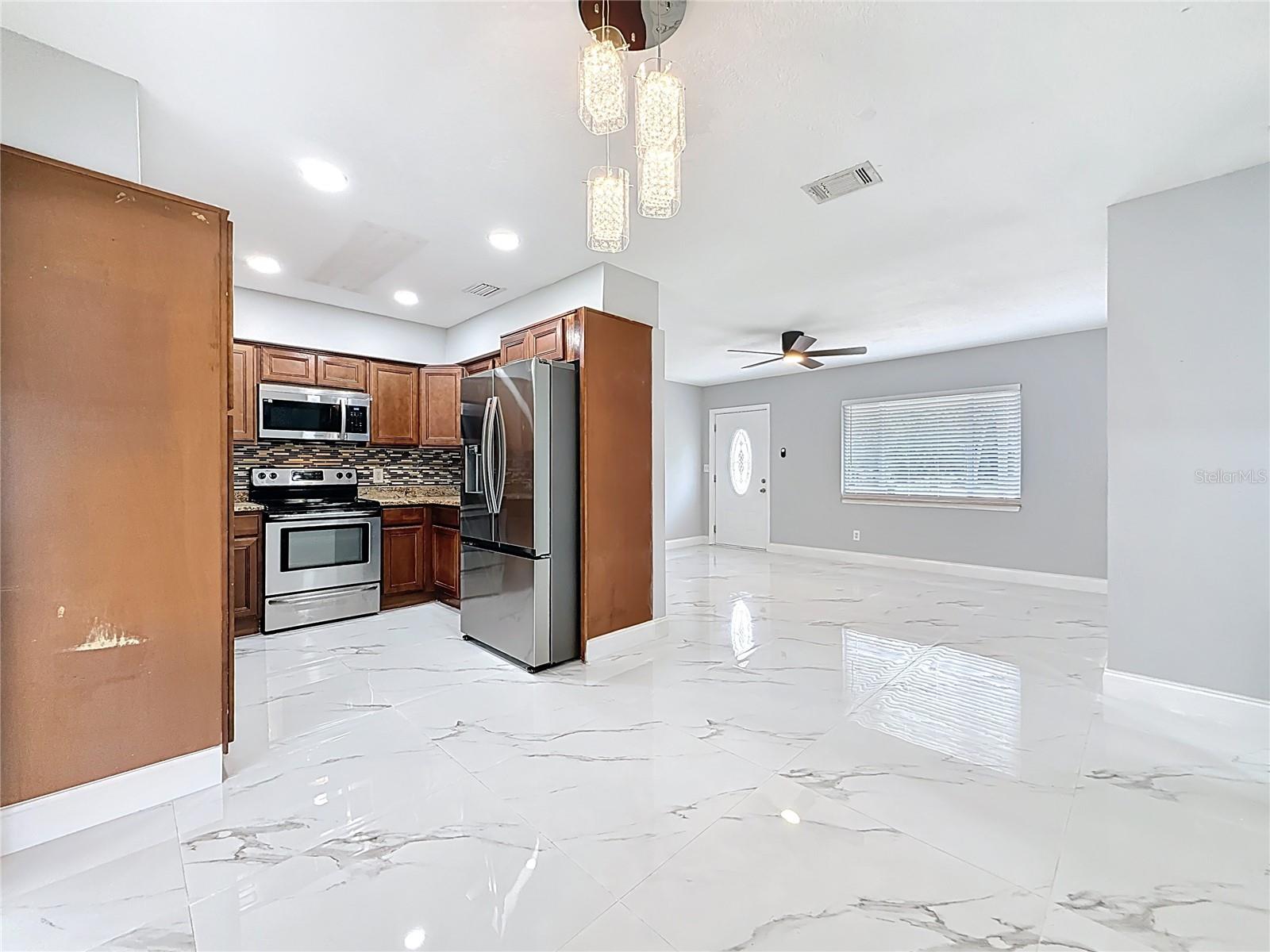 Dining Room - Kitchen - Living Room