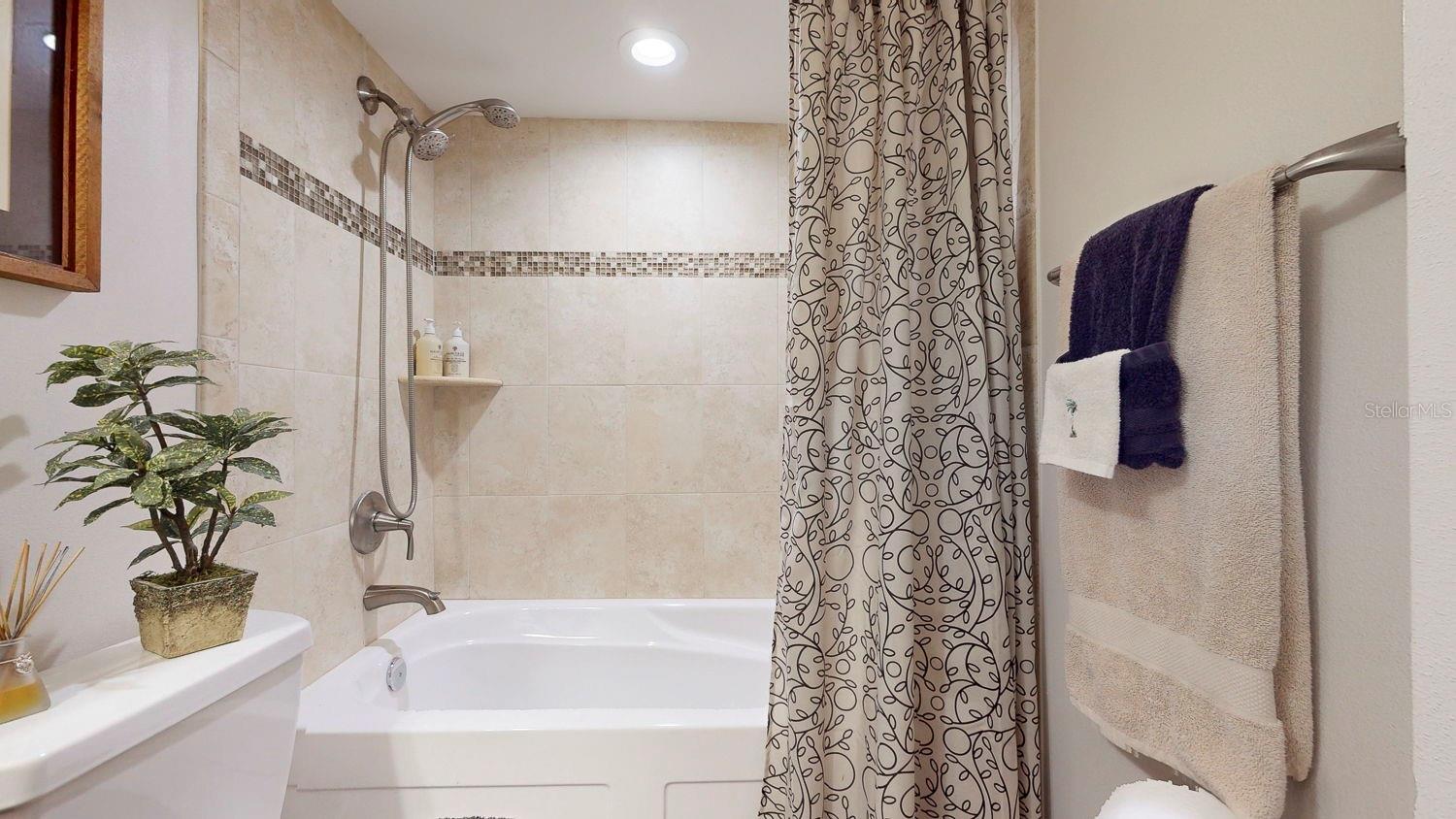 Second Bath Shower and Bath combination