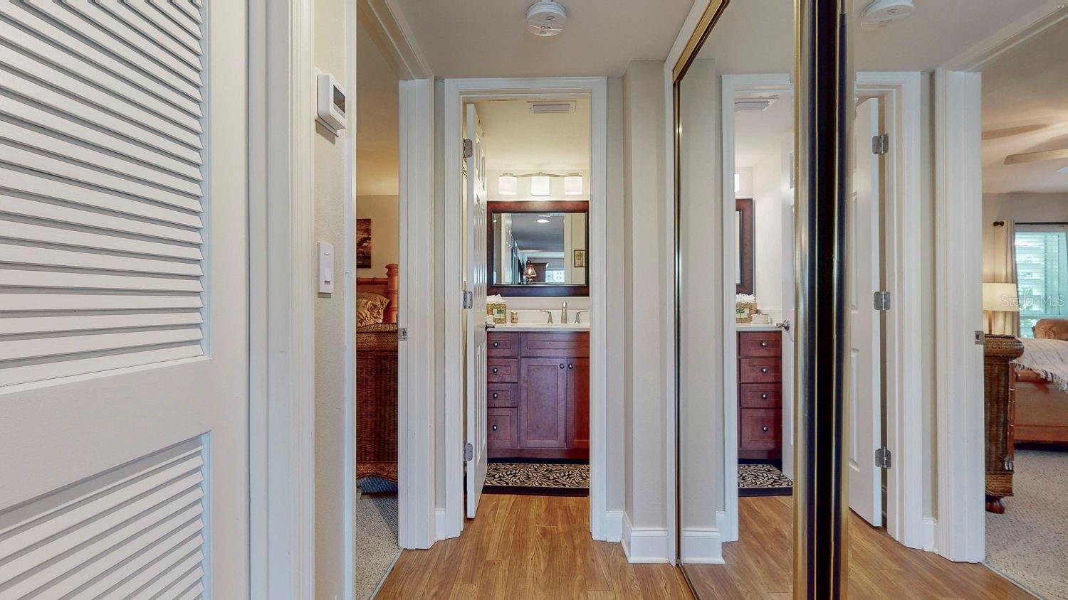 Second Bath supports second bedroom as well as works great for guests.