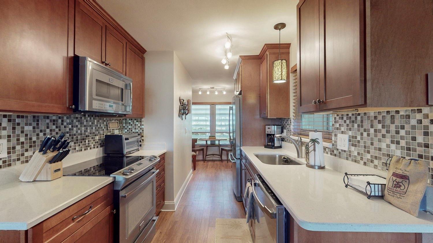 Nice Sized Kitchen, S/S Appliances with Breakfast Nook in rear