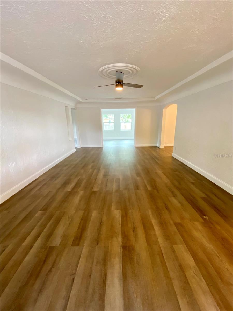Huge family room / great room with access to all rooms