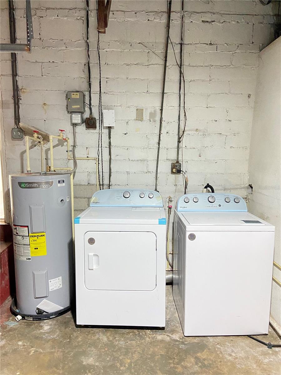 Newer Water heater, washer and dryer
