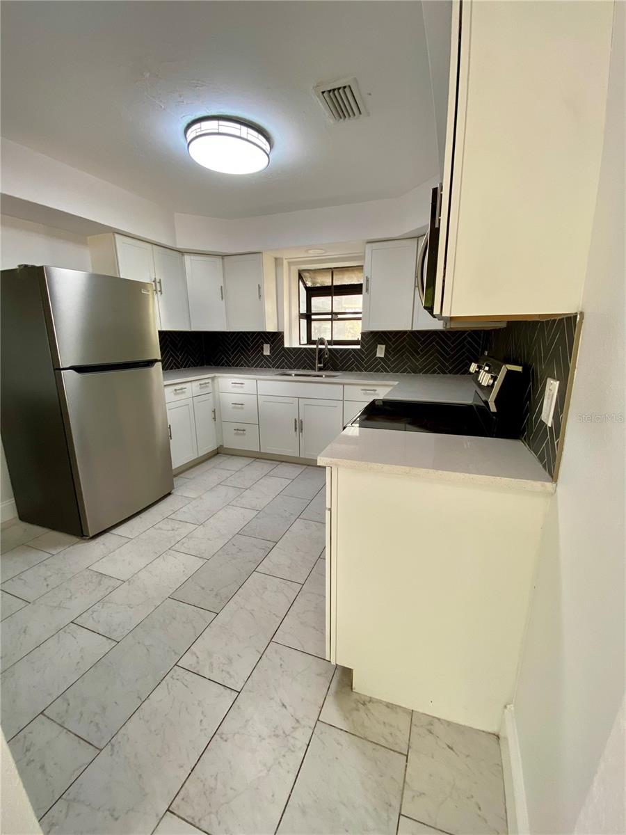 Kitchen with 29 inch cabinets