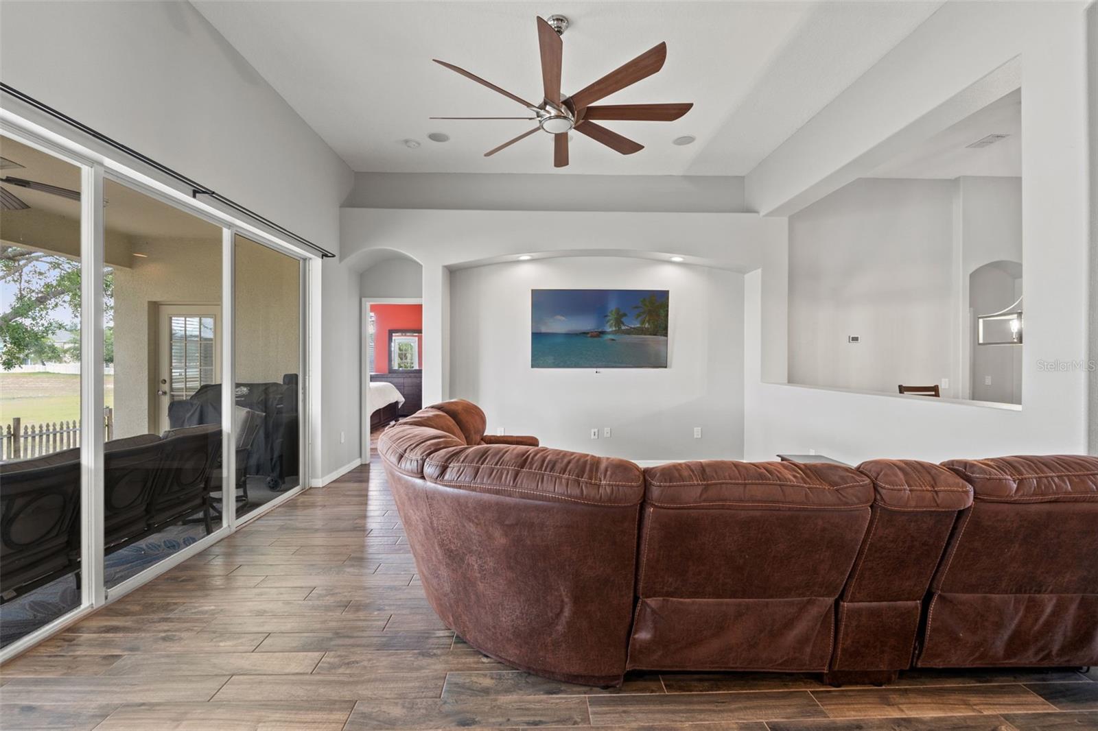 Living room from Kitchen view