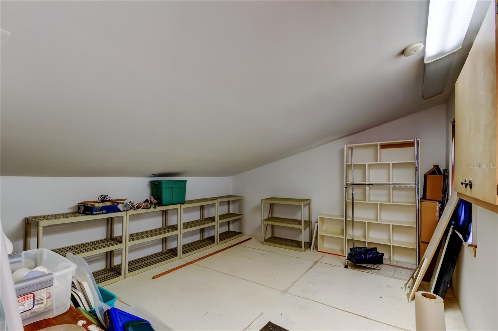 15 x 19 storage room over garage.