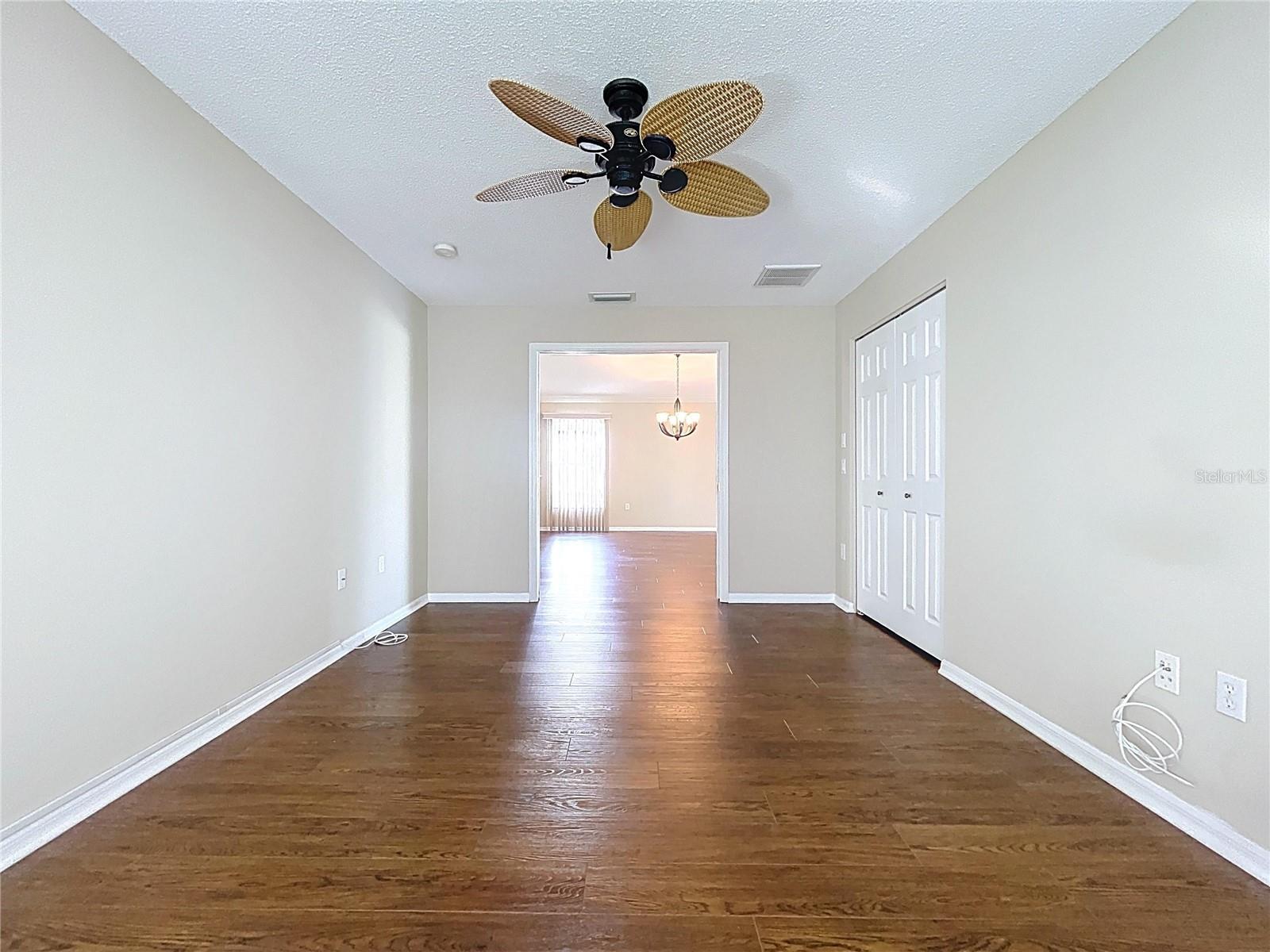 Office/Den has pocket doors