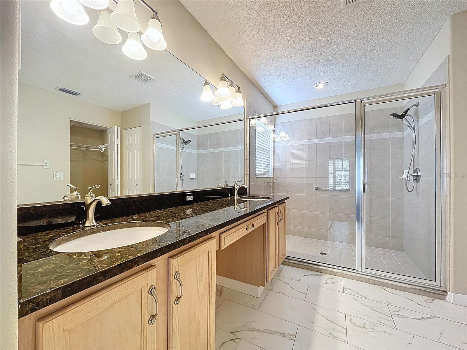 Large shower