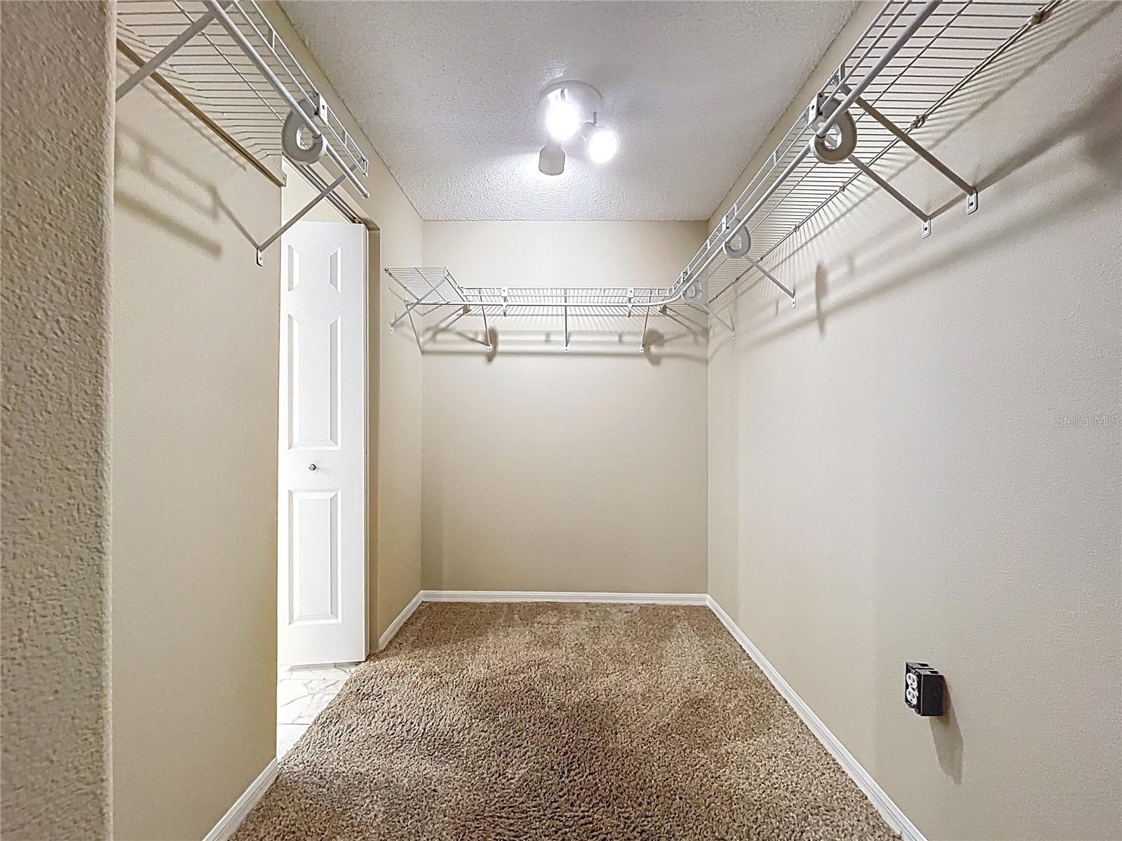 Massive step-in closet